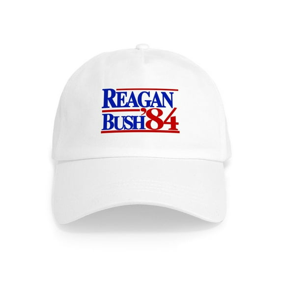 CafePress - Reagan Bush 1984 Cap - Adjustable 100% Brushed Unisex Casual Cotton Baseball Cap, Beige, 1