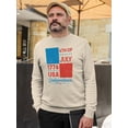 thumbnail image 2 of 4Th Of July 1776 Sweatshirt Men -Image by Shutterstock, Male Medium, 2 of 4