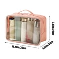 thumbnail image 3 of Travel Bags for Women Multifunctional Transparent Cosmetic Bag Portable Storage Bag for Traveling Accessible and Easy to Use for Easy Storage and Travel Makeup Travel Bag, 3 of 6