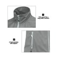 thumbnail image 6 of Little Donkey Andy Women's Lightweight Softshell Vest, Windproof Sleeveless Jacket for Running Hiking Travel, Gray XL, 6 of 7