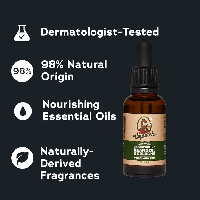 Dr. Squatch Woodland Pine Beard Oil & Cologne, 1 oz photo 3