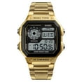thumbnail image 1 of SKMEI Sport Montre pour Homme en Acier Inoxydable 5ATM Résistante à l'Eau Rétroéclairage Numérique Montre-Bracelet pour Homme Relógio Musculino Chronographe, 1 of 3