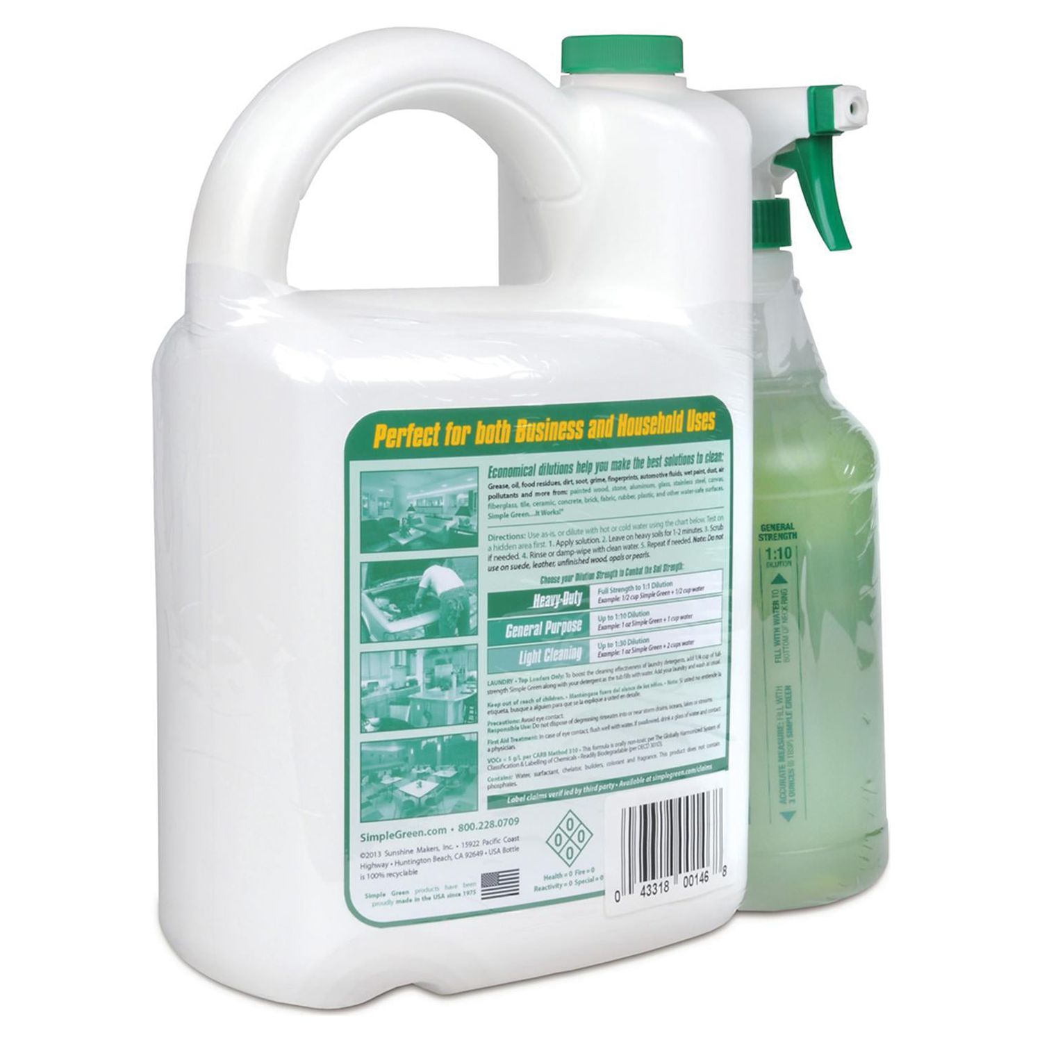 Simple Green All Purpose Cleaner Spray & Refill, 172 Oz - image 3 of 6