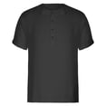 thumbnail image 4 of DPTALR Men's Button Trend Casual Shirts Cotton Linen Shirts Long Sleeve Shirts, 4 of 8