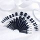 thumbnail image 2 of Kit de dilatación de orejas, dilatadores, dilatadores, dilatadores, dilatadores, dilatadores, tapones, juntas tóricas dobles, acrílico, 14G-00G, 36 unidades, 2 of 5