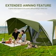 thumbnail image 4 of Slsy 6–8 Person SUV Camping Tent with Canopy & Vestibule, Waterproof Tailgate Car Tent with Rainfly, Large Mesh Windows, Easy Setup for SUV/Truck/Van, 4 of 9