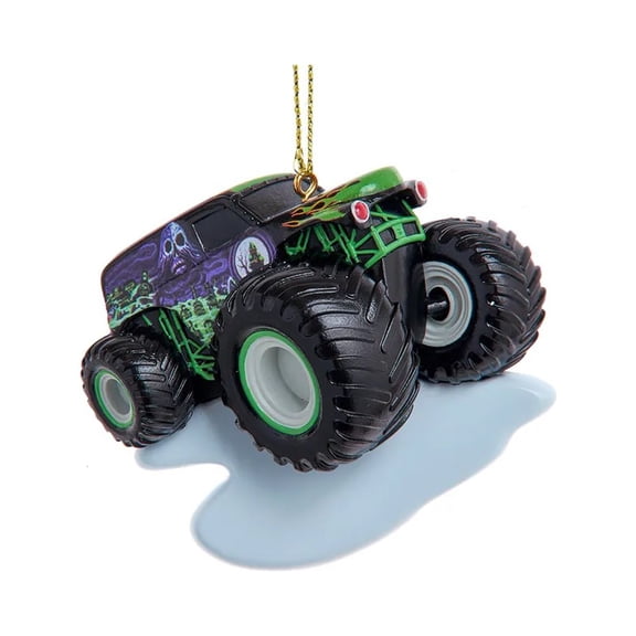 KSA Set of 12 Monster Jam Grave Digger Christmas Ornaments 3.5"