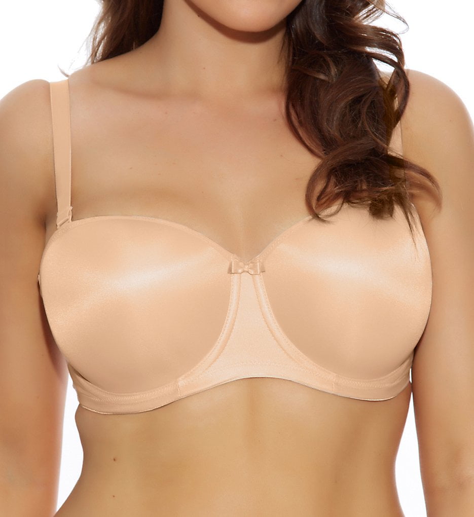 Elomi Smoothing Underwire Foam Molded Strapless Bra, Nude, 36F US -  Discount Scrubs and Fashion