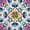 B Multicolor, variant on jejeloiu Tropical Floral 7pcs Queen Bedding For Men Women,Ancient Mandala Bedding Comforter Set Queen,Multicolor White,Navy Blue Reversible