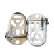 thumbnail image 3 of Advancent 2 piezas de repuesto para reposapiés de bicicleta, reposapiés plegable de acero, pedales, accesorios, actualización modificada Ciclismo Plata Advancent OD029733-02, 3 of 6