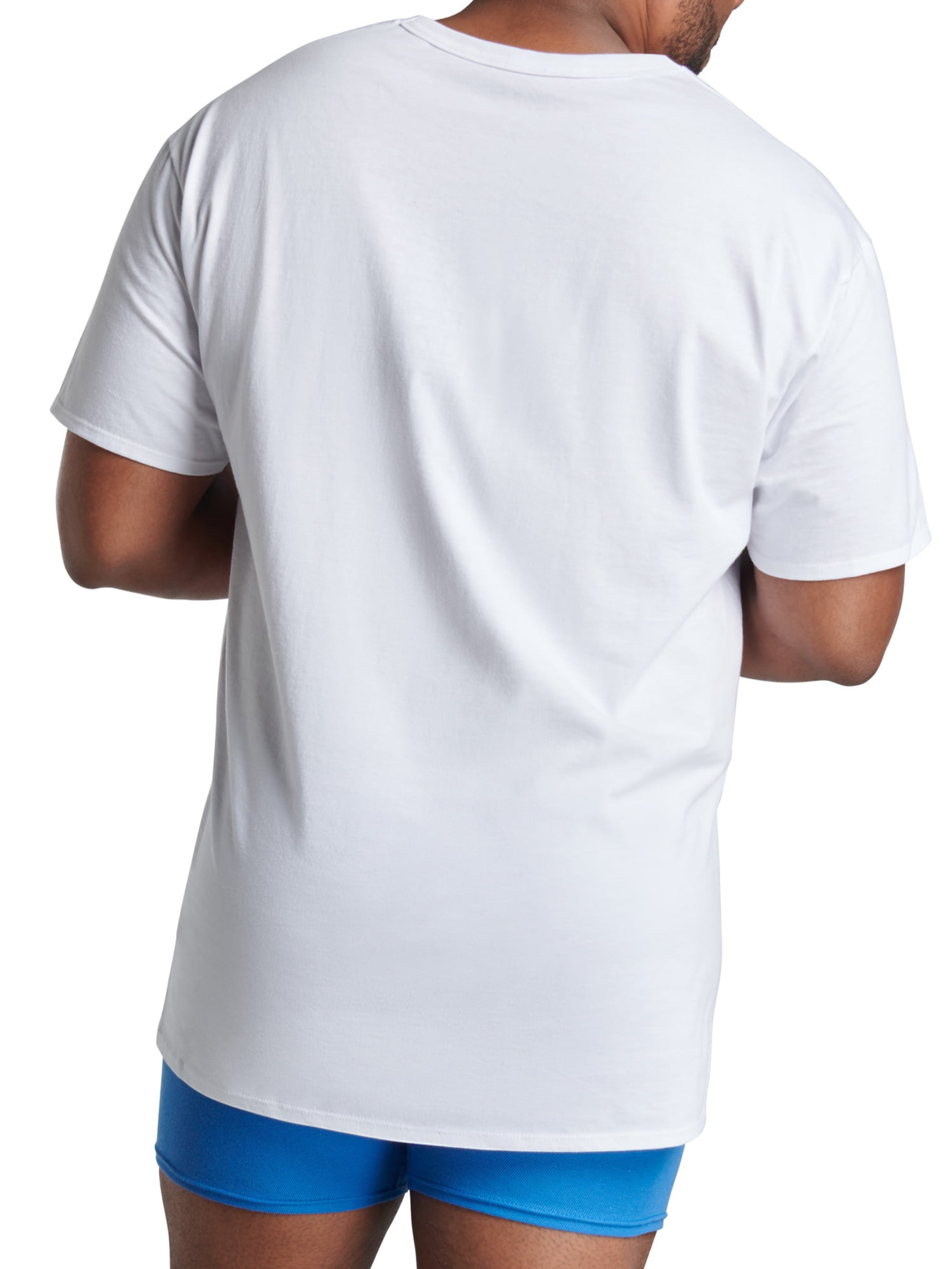 Buy Fruit of the Loom Premium Tall Men's White VNeck Undershirts, 6