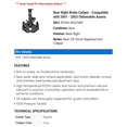 thumbnail image 2 of Rear Right Brake Caliper - Compatible with 2001 - 2003 Oldsmobile Aurora - Power Stop, 2 of 2