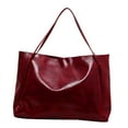 thumbnail image 3 of fenteer Women Shoulder Bag Casual Travel Shoulder Bag Handbag for Work Travel Street Red, 3 of 8