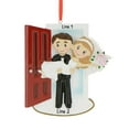 thumbnail image 4 of Ornaments by Elves Personalized Couple Ornaments Hanging Wedding Christmas Ornaments 2024 .25lbs, 4 of 10