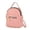 Pink, variant on Women Mini Backpack Purse Solid Color Faux Leather Small Daypack for Daily Casual 7.1x2.4x7.9 Inch