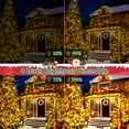 thumbnail image 4 of XURISEN 403FT 1000 LED Christmas Lights, Green Wire String Lights Outdoor 8 Modes Memory Function Plug in Fairy Lights for House Christmas Tree Patio Wedding Garden Party Decor- Warm White, 4 of 8