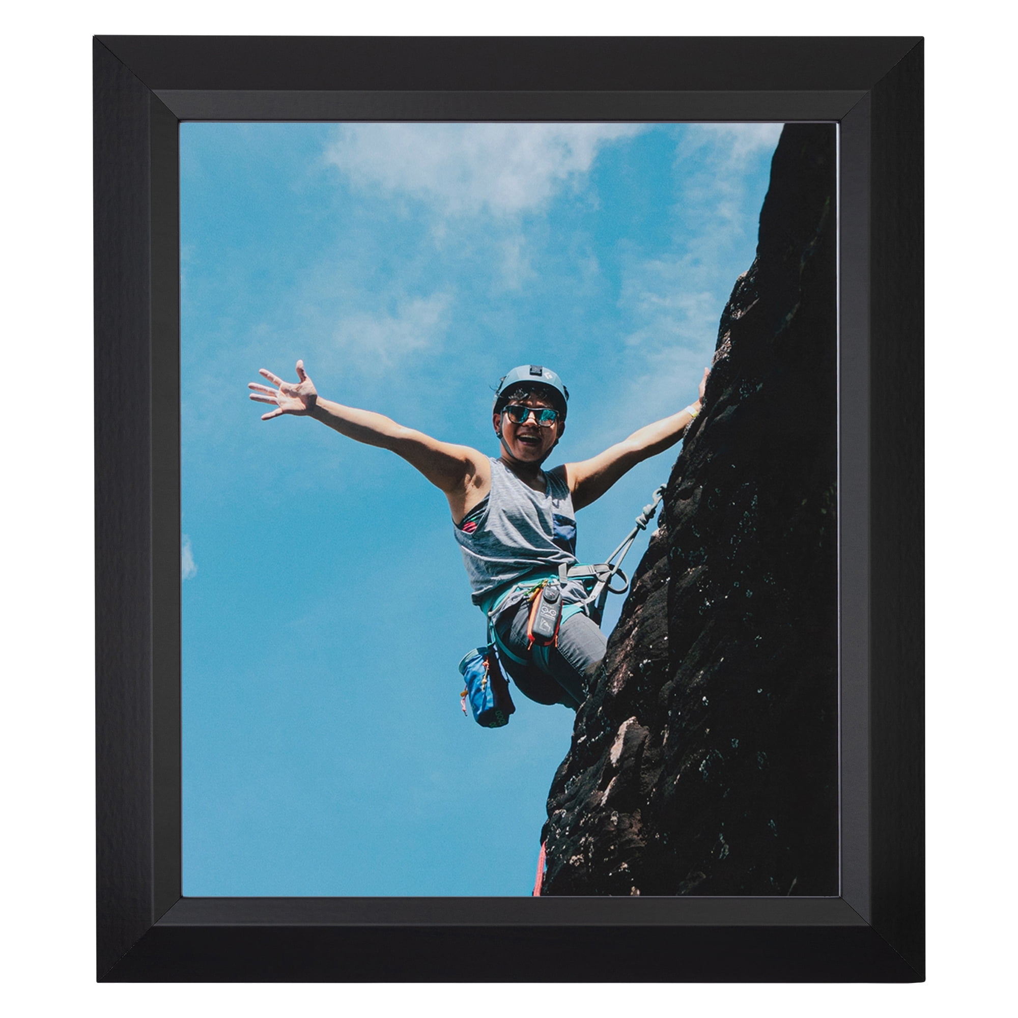 ArtToFrames 18" x 24" Black Picture Frame, 18x24 inch Black MDF Poster Frame (WOM-5292),  Pack