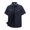 j-Blue33172, variant on LIIPEE Men Shirts Casual Loose Fit Solid Color Short Sleeve Lapel Summer Shirt Male Button Up Fashion Tops With Pockets Outdoor Comfortable Breathable Soft Daily Shirts,Blue,L