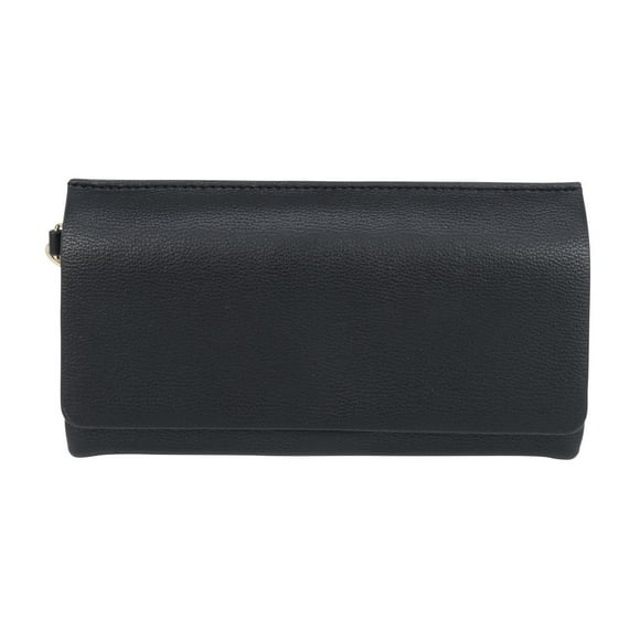 Time And Tru Flap Wristlet Clutch Wallet