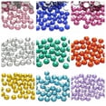 thumbnail image 2 of U8MO 500 Blue Acrylic Rhinestone Flatback Round Gem Beads 6mm Flat Back No Hole, 2 of 9