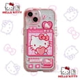 thumbnail image 2 of Hello Kitty New Phone Case For IPhone 14 13 12 11 Pro Max XS XR Cartoon Transparent Luminous Creative Pink Kawaii For Girls Y2K, 2 of 5
