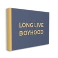 thumbnail image 3 of Stupell Industries Long Live Boyhood Children's Phrase Bold Yellow Blue Graphic Art Gallery-Wrapped Canvas Print Wall Art, 48x36, by Daphne Polselli, 3 of 5