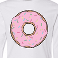 thumbnail image 4 of Inktastic Pink Donut with Sprinkles Long Sleeve Youth T-Shirt, 4 of 5