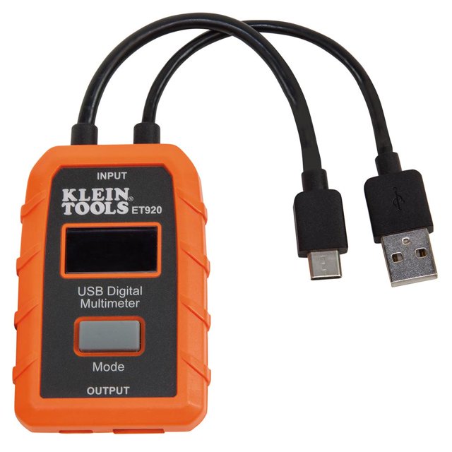 Klein Tools Compteur Numérique USB - USB-A & USB-C