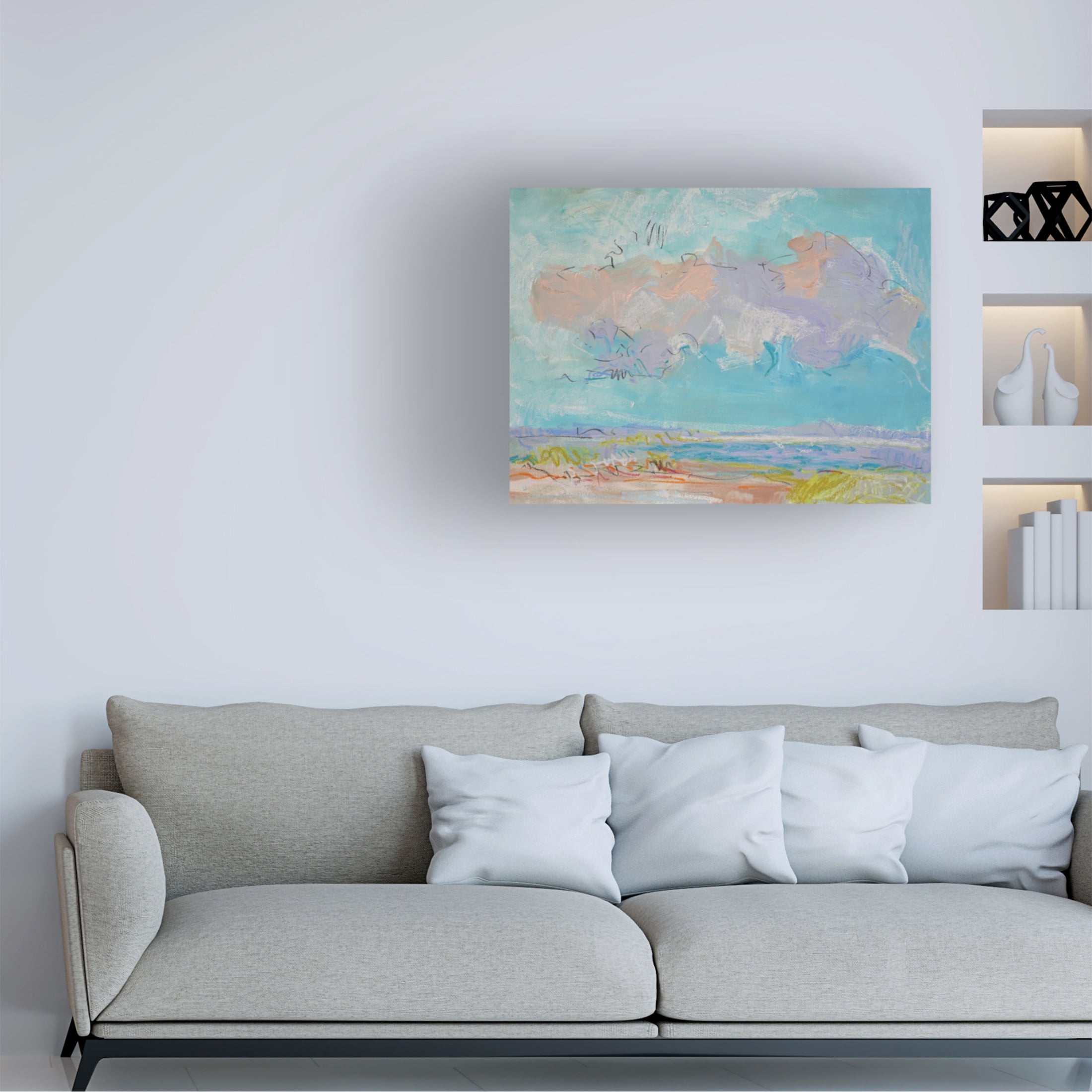 Trademark Fine Art Dorothy Fagan Heaven and Earth I Canvas Wall Art