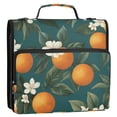 thumbnail image 5 of FORMRS Zipper Binder with Shoulder Strap 2-inch Ring 500 Sheet Capacity File Bag, Retro Floral Orange, 5 of 5