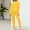 Yellow, variant on Pyhlmscde Women's Fashionable Loose High Neck Sweatshirt Set, Women 2 Piece Outfits Sets, Fall Outfits for Women, Fall Clothes for Women