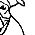 thumbnail image 4 of Minimalist Dog Sculptures Bedroom Office Bookshelf Figurines Decor Statue    Note:, 4 of 9