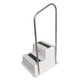 thumbnail image 2 of Taylor Made Dock Step Rail 47201 StepSafe; Use With Taylor Made StepSafe Double Tread Dock Step; Removable; 19-1/2 Inch Width x 49 Inch Height; Not Illuminated; Aluminum, 2 of 2
