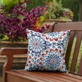 thumbnail image 3 of ARDEN Outdoor Toss Pillow, Set of 2, 16 x 16, Water Repellent, Fade Resistant 16 x 16, Clark Blue, 3 of 9