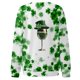 thumbnail image 4 of Xuyuer Women's Round Neck St. Patrick's Day Printed Long Sleeve Shirts Sweatshirt - Festive Holiday Graphic Pullover Top for Seasonal Parties, Gift Exchanges and Cozy Spring Summer Wear, 4 of 5