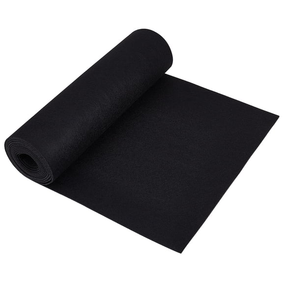 Felt Roll Black Craft Felt Fabric 118x15.7inch Nonwoven Felt Roll Arts Crafts Patchwork Sewing Deocoration 2mm Thick