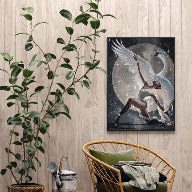 Kit De Pintura Por Números LukFun 40x50 Cm – Lienzo De 'Mirada De Ángel' Sin Marco, Incluye Pinturas Acrílicas Y 3 Pinceles