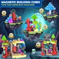 thumbnail image 2 of Bloques magnéticos Coodoo Build Mine Magnet World, 100 unidades, más de 3 años, 2 of 7