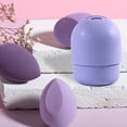 thumbnail image 4 of GROFRY Makeup Sponge Holder 5 Line Soft Flexible Dustproof Portable Make-up Face Blender Silicone Container Travel Accessories,Pink, 4 of 7