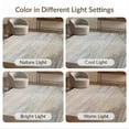 thumbnail image 7 of ODIKA 6'x9' Ultra-Soft Area Rug, Beige Boho Abstract Vintage Distressed Farmhouse Border An Under None Washable, Bare feet friendly, Silk-Touch for Guest Room, Bedroom, 7 of 7