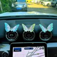 thumbnail image 3 of Decoración de salida de aire de consola central de automóvil con forma de mariposa en movimiento, adornos pequeños para automóvil, accesorios creativos para automóvil de la serie Cure, 3 of 5