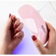 thumbnail image 3 of Lámpara UV para uñas de 6 W, lámpara para uñas de gel para todo tipo de esmaltes de uñas de gel, compatible con 2 manos o pies, lámpara LED para uñas con modo indoloro, sensor automático de 3 temporiz, 3 of 5