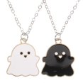 thumbnail image 4 of Ghost Necklace Couples Necklaces for Decor with 6Pcs Alloy Pendant Set, 4 of 5