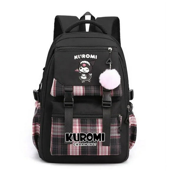 Mochila Sanrio Kuromi Large capacity Waterproof Backpack for School Kawaii Anime cosplay bag Travel Bag School Student girl Gift Best Gifts For Children Kids Friend Fans Birthday gift