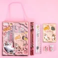 thumbnail image 3 of 6 Pcs/set Cute 3D Cartoon Stationery Set Pencil Notebook Ruler Eraser Set School Children Learning Gift Box Supplies, 3 of 4