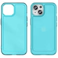 thumbnail image 2 of Funda TEKKU TPU Rugged para iPhone 15 Azul Translucido, 2 of 7