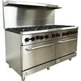 thumbnail image 6 of 60" 10-Burner Commercial Gas Range with Double Oven – 362,000 BTU, Stainless Steel, ETL & NSF Certified, Propane, 6 of 18