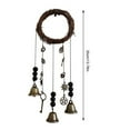 thumbnail image 5 of Witch Bells Door Hanger,Hanging Wiccan Bells Protection,Witch Bells for Door Knob for Protection,Wind Chimes Witchcraft Home Decor, 5 of 9