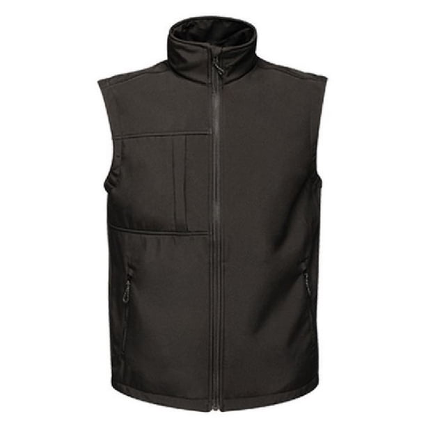 Regatta - Chaleco Octagon II de Soft Shell imprimible para chico hombre (Negro/Negro) Regatta UTPC3297_blackblack