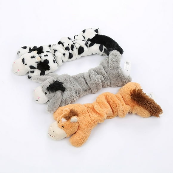 asddcavvf Dog Pet Toys, Plush Donkeys, Cows, Orangutans, Toys, Gnawing and Sounding Toys